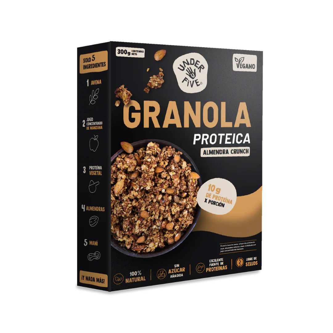 Granola Proteica Almendra Crunch