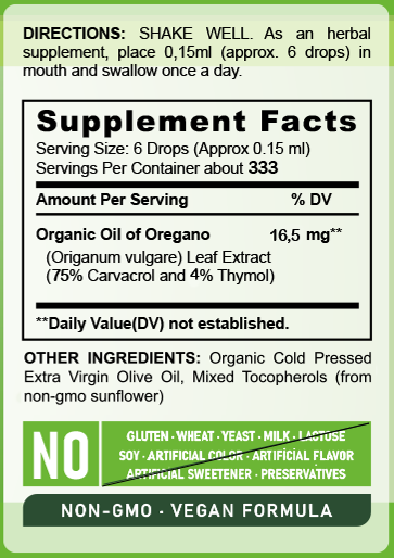 Aceite de Oregano 50ml Magmagen