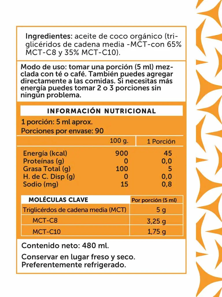 Keto Oil Mct Plus 480ml