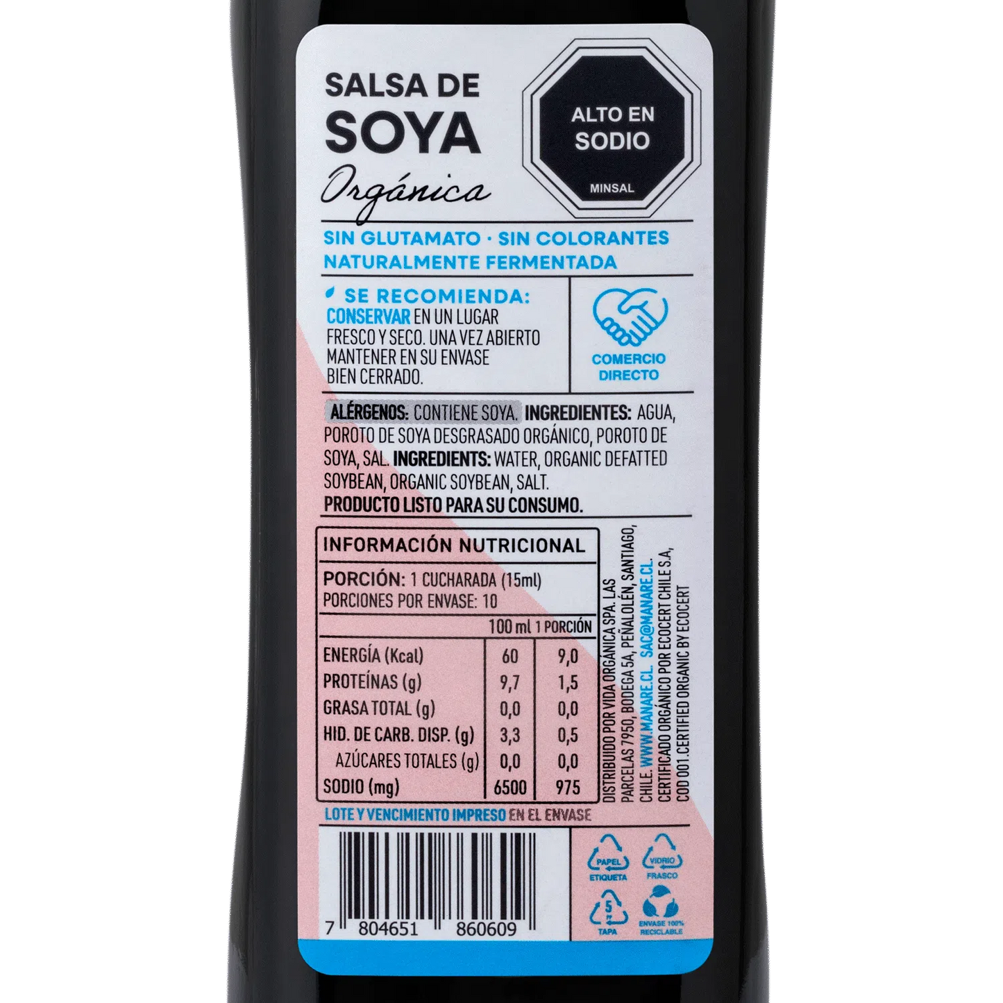 Salsa de Soya Orgánica 150ml