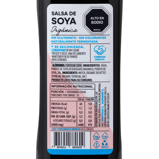 Salsa de Soya Orgánica 150ml