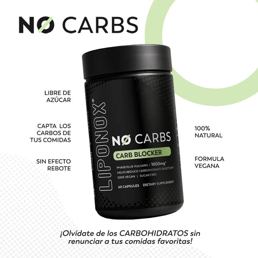 Liponox No Carbs – Bloqueador Natural de Carbohidratos