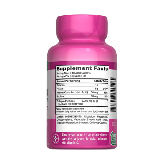 Colágeno Hidrolizado Tipo I & III con Vitamina C – 90 Comprimidos