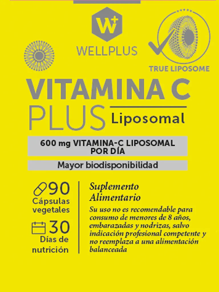 Vitamina C Plus Liposomal 90 cápsulas