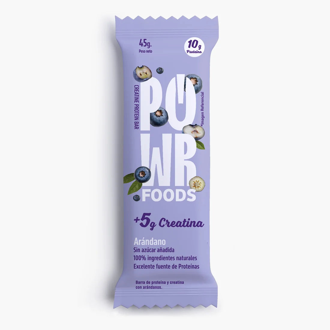 Caja 16 Creatine Protein Bars Arándanos 45 g – POWR Foods