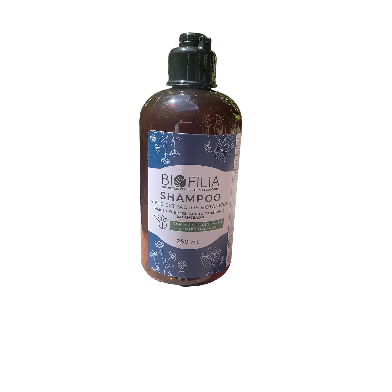 Shampoo Siete Extractos Botánicos con Aceite Esencial de Romero – 250 ml