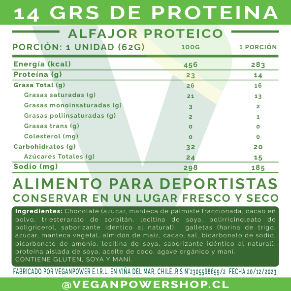 Pack 6 Alfajores Proteicos de Maní Estilo Bon o Bon 14g | Vegan Power