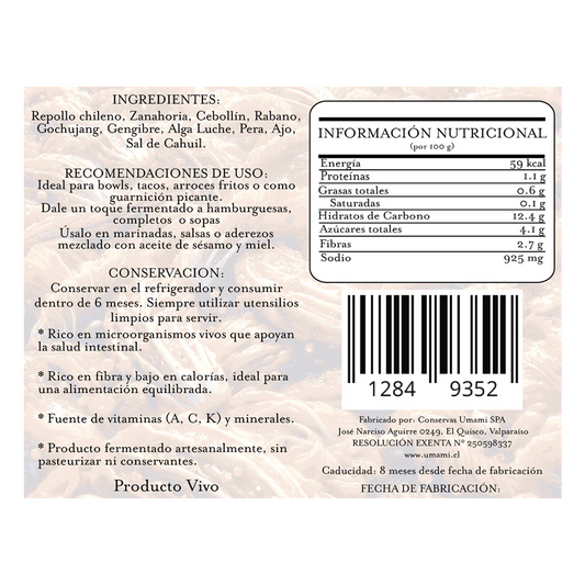 Kimchi Umami 950 g