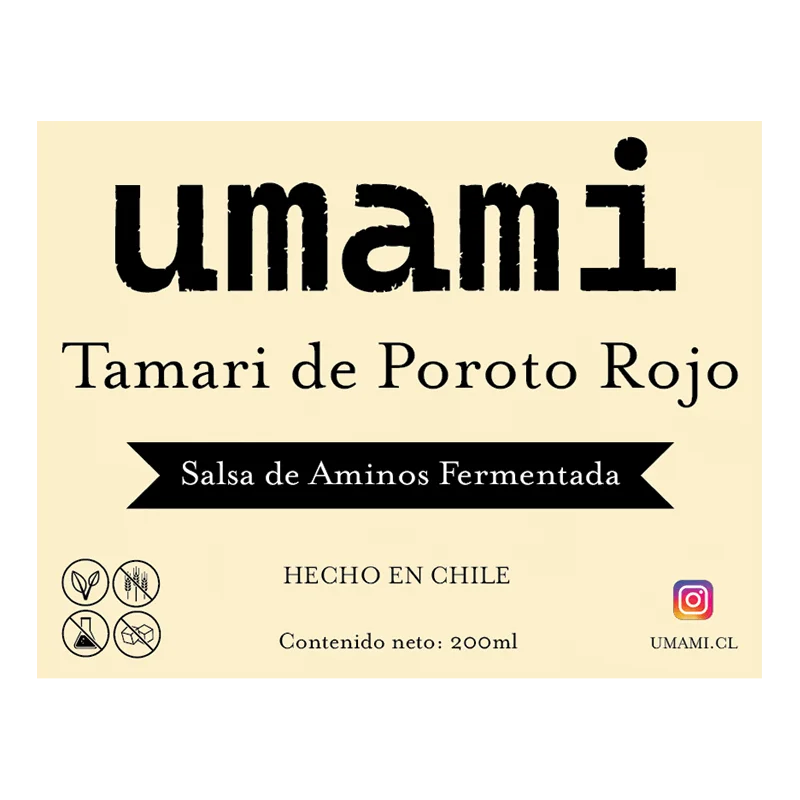 Tamari Sin Gluten 200 ml – Sabor Natural De Poroto rojo