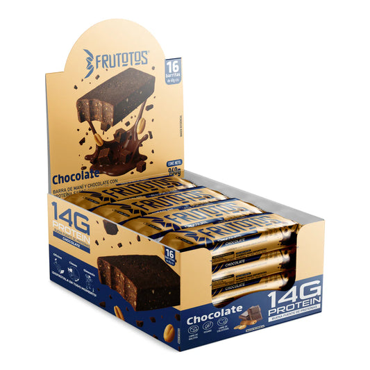 Barra de proteína sabor CHOCOLATE | 16 unidades