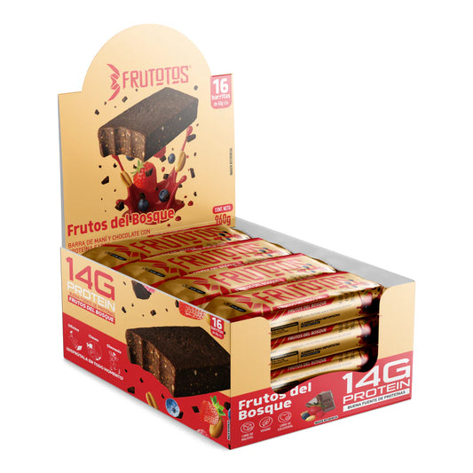 Barra de Proteína Frutos del Bosque – Pack 16 unidades