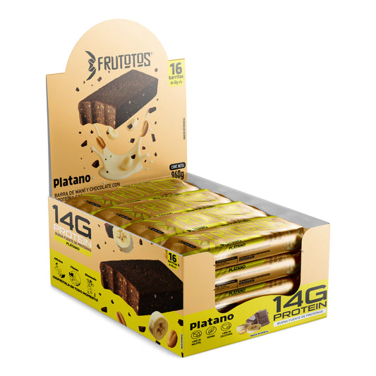 Barra de Proteína Plátano – Pack 16 unidades