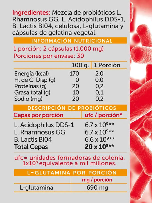 Probiotic Plus 20B 60 Cápsulas