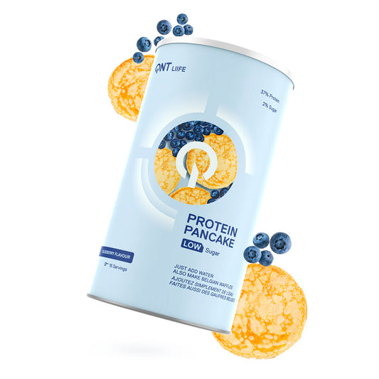 Mezcla de Proteína para Pancakes &amp; Waffles QNT – Blueberry  500 g