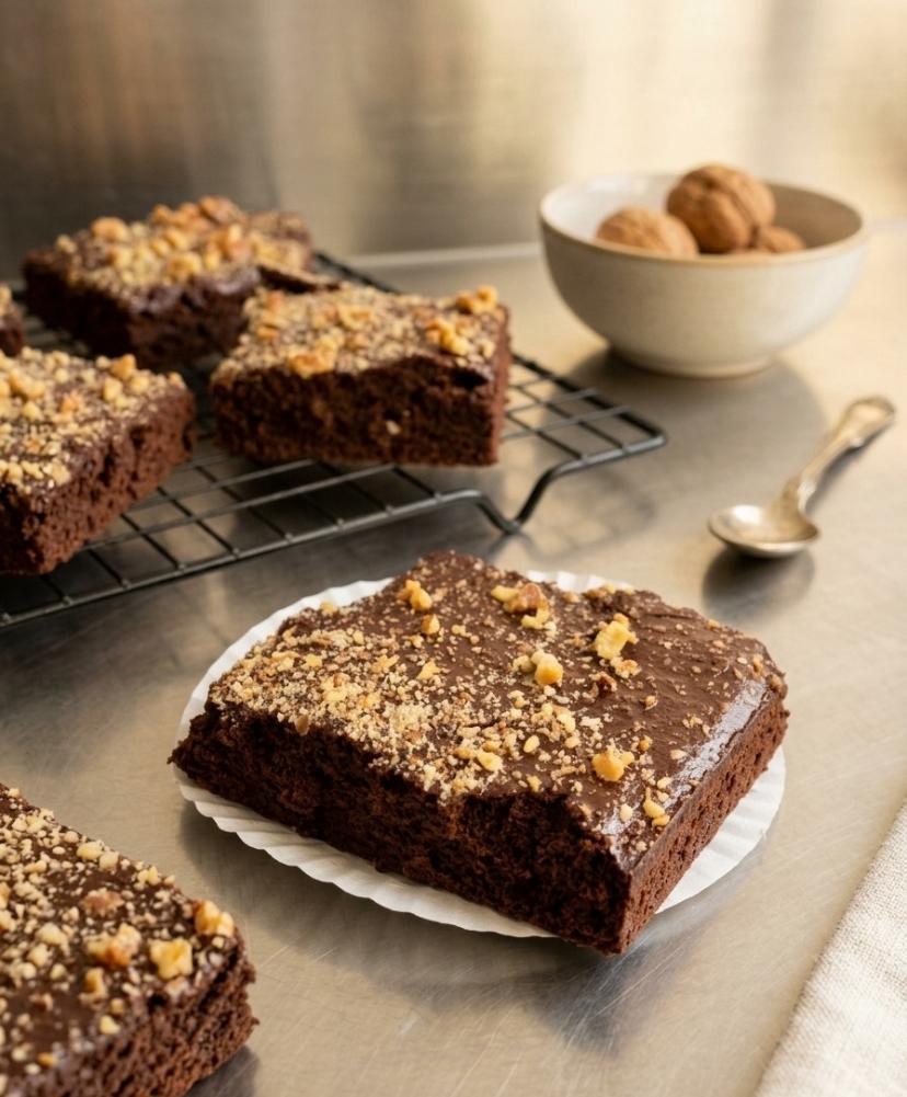 Brownie Vegano Sin Azúcar (Con Alulosa y Plátano) – Vida Natura