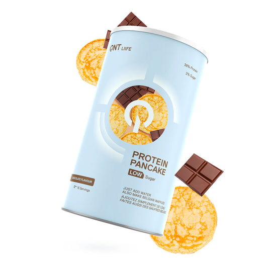 Mezcla de Proteína para Pancakes &amp; Waffles QNT – Chocolate 500 g