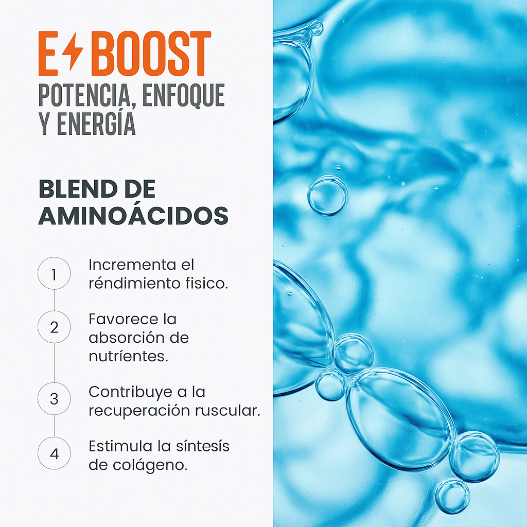 E-BOOST | Energizante Natural para Energía y Concentración