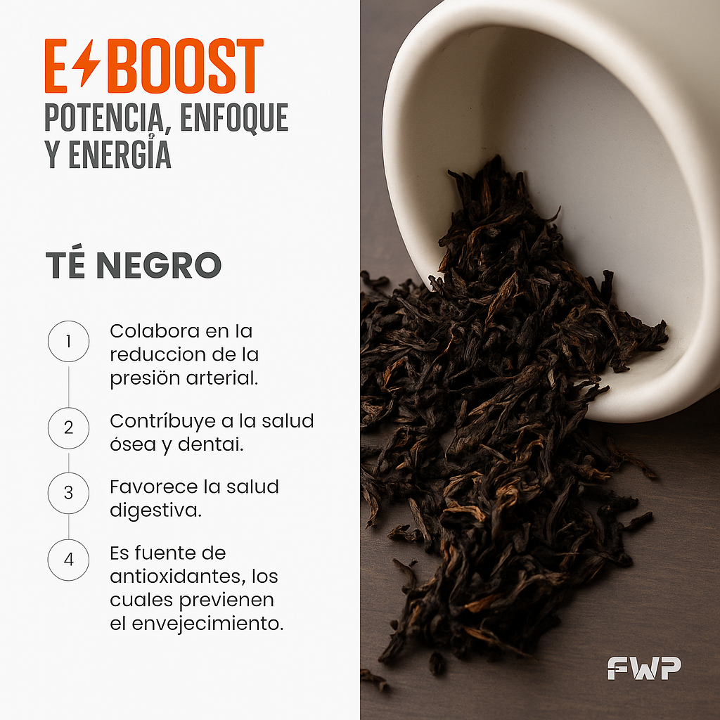 E-BOOST | Energizante Natural para Energía y Concentración