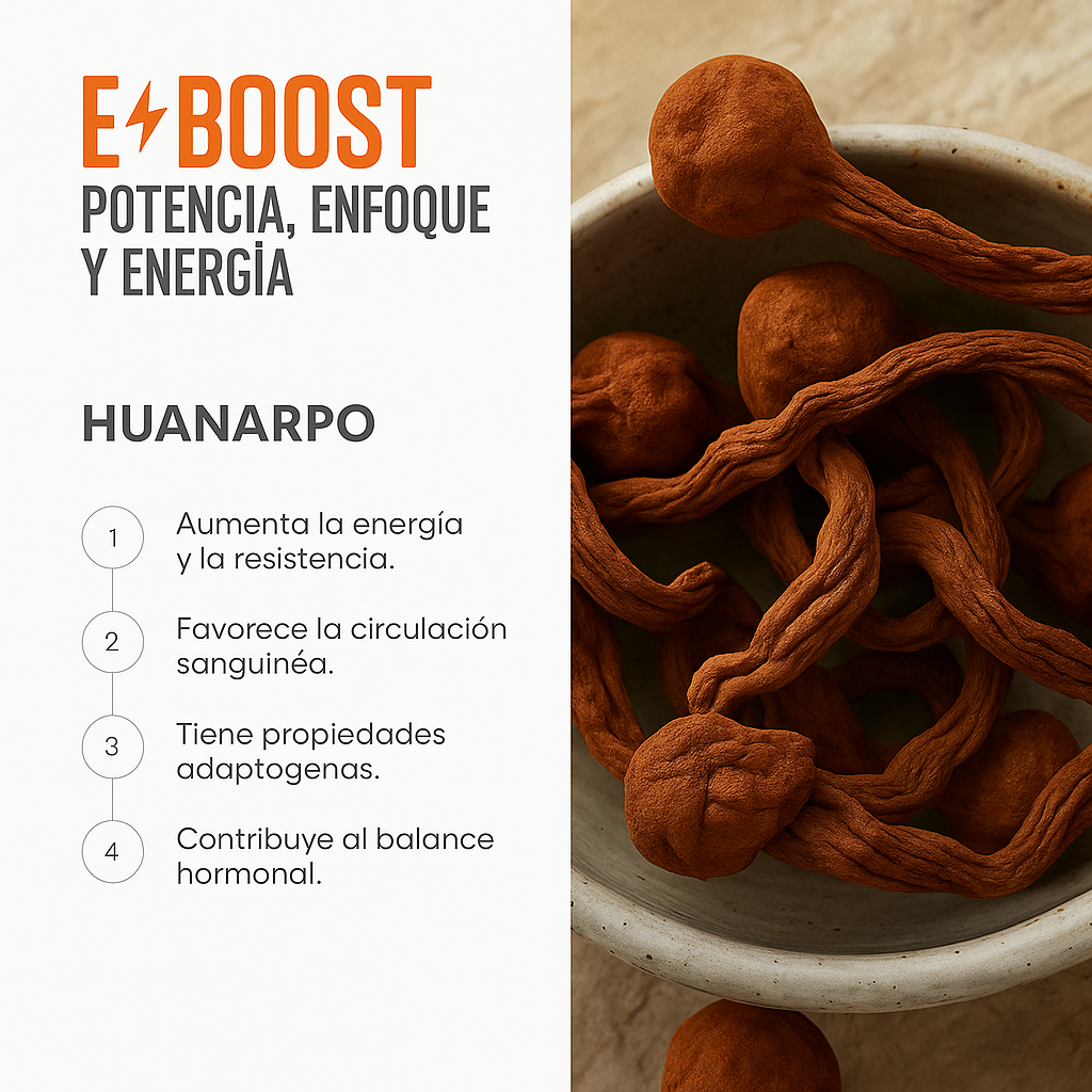 E-BOOST | Energizante Natural para Energía y Concentración