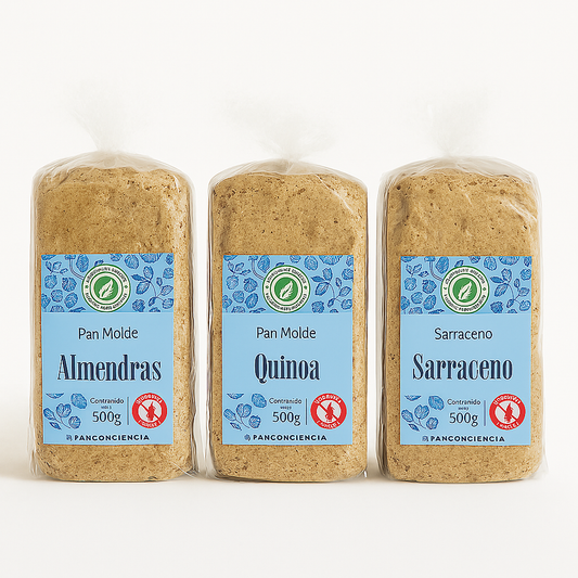Pack Panes Sin Gluten – 100% artesanales y certificados