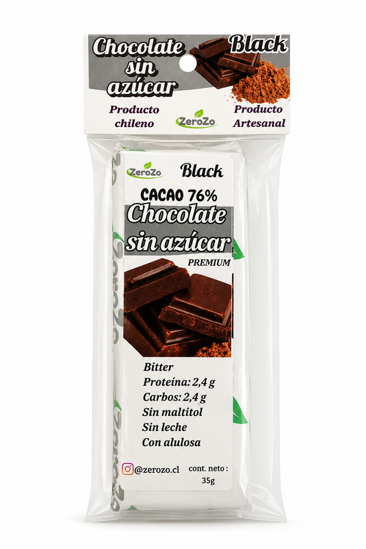 Chocolate Sin Azúcar con Proteína 57% Cacao | Zerozo 35 g