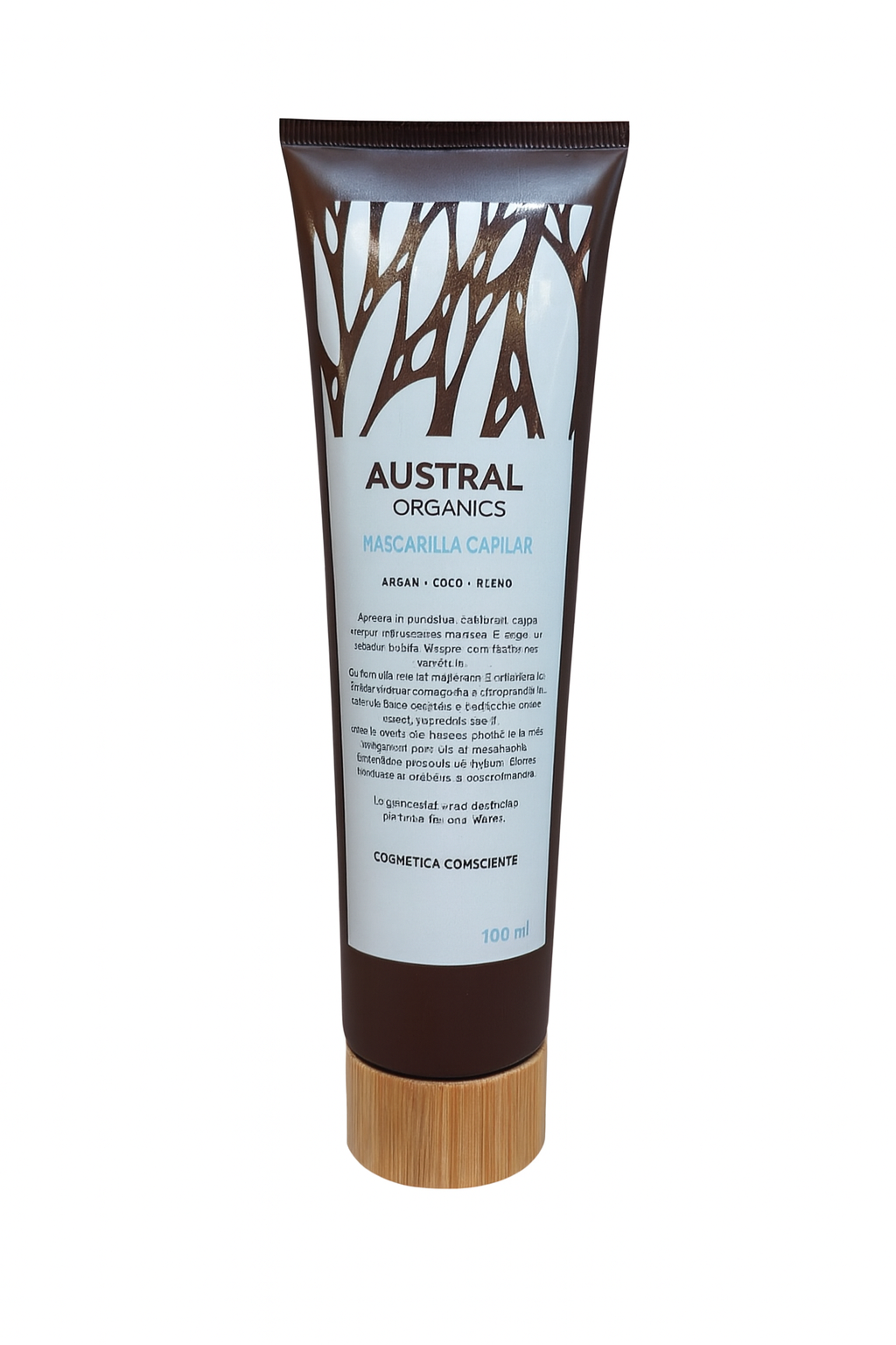 Mascarilla Capilar 100 ml – Argán • Coco • Ricino