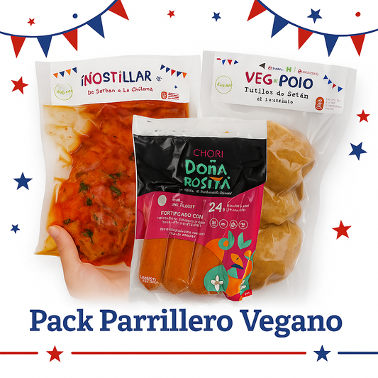 🌱 Pack Parrillero Vegano – Costillitas + Tutitos de Seitán