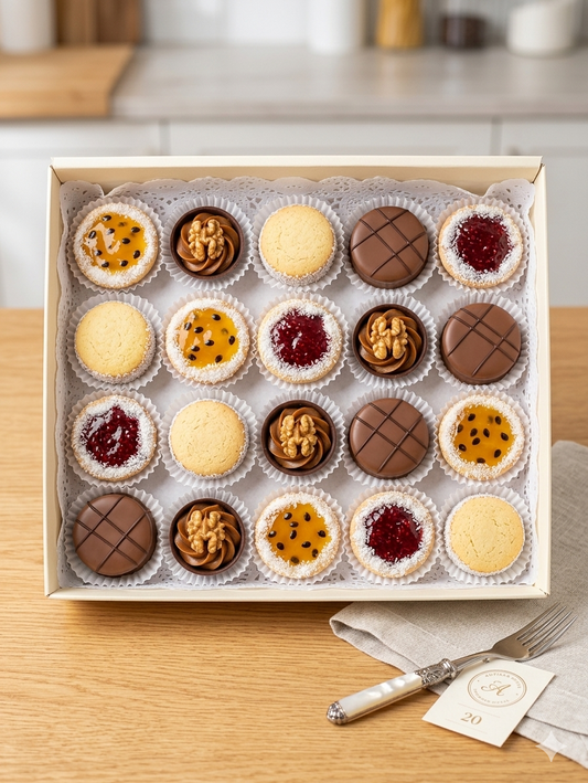 Caja Promocional Mini Pastelitos (20 unidades) 🍰✨