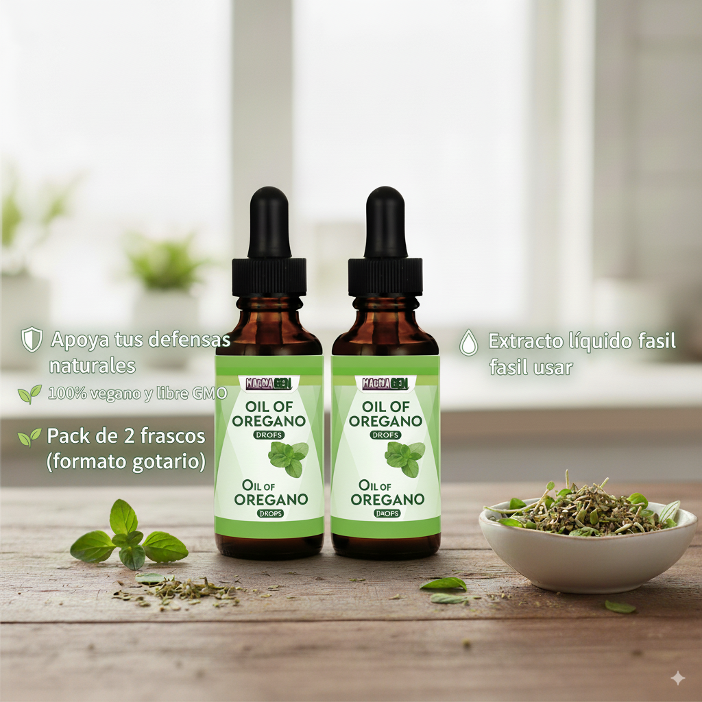 Pack Aceite de Orégano Orgánico Líquido – 2 Unidades (50 ml c/u)