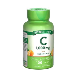 Vitamina C 1000 mg &amp; Wild Rose Hips – 100 Comprimidos
