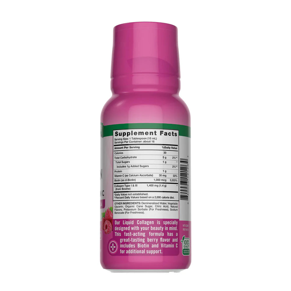 Colágeno Líquido + Biotina 1.000 mcg – 237 mL