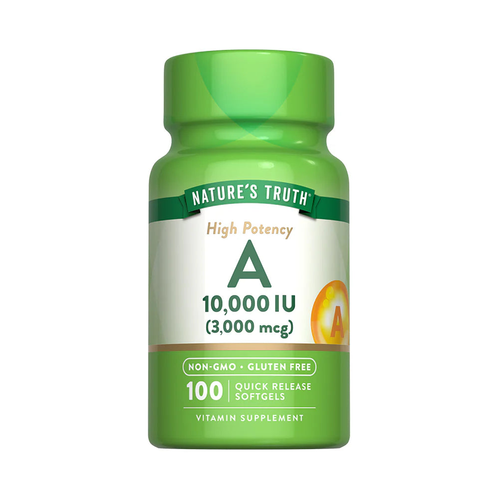Vitamina A 3.000 mcg (10.000 UI) – 100 Cápsulas Blandas