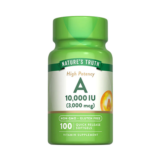 Vitamina A 3.000 mcg (10.000 UI) – 100 Cápsulas Blandas