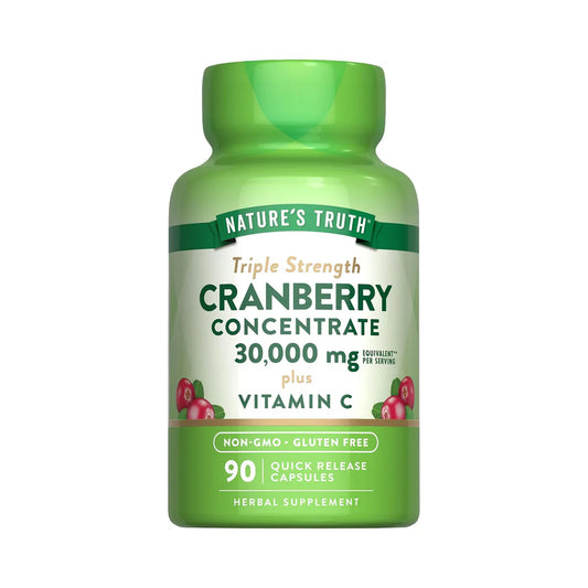 Cranberry Concentrado 15.000 mg + Vitamina C – 90 Cápsulas