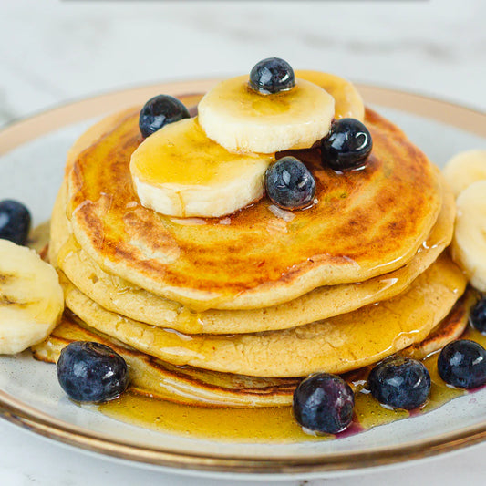 Mezcla de Proteína para Pancakes &amp; Waffles QNT – Manzana Canela  500g