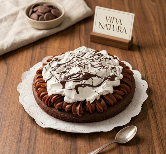 Tarta Brownie Frutos Rojos 10 a 12 personas (sin azúcar y sin trigo)