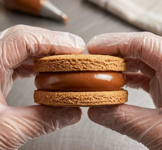 Alfajor Manjar (sin azúcar y sin trigo)