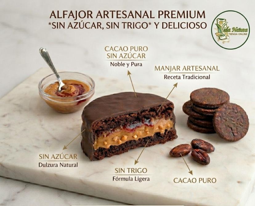 Pack 6 Alfajores Artesanales Premium – Mantequilla de maní  & Frambuesa Sin Azúcar y Sin Trigo | Mi Pecado Saludable (Copia)