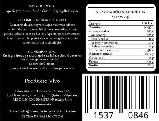 Miso de Ajo Negro 140 g