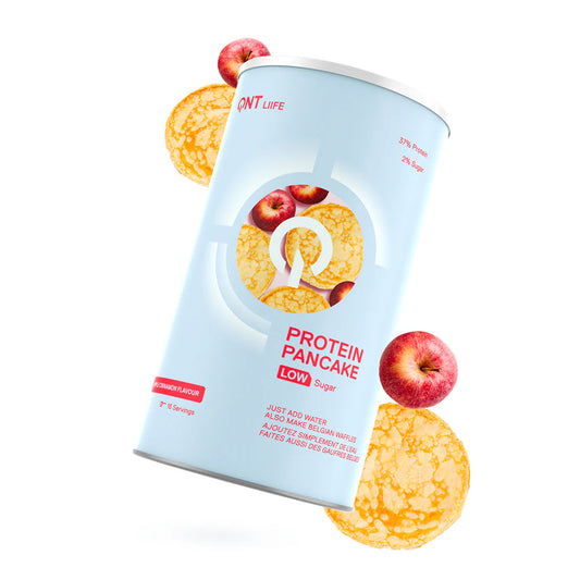 Mezcla de Proteína para Pancakes &amp; Waffles QNT – Manzana Canela  500g