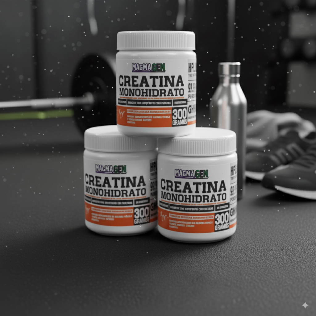 Pack Creatina Monohidratada Magmagen – 3 Unidades (99,9% Pura)