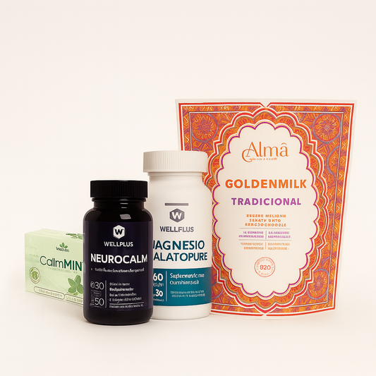 Pack Triple Acción Mujer Activa:  RELAJA tu mente, activa tu ENERGÍA y DESINFLAMA tu cuerpo + Bolsa de REGALO + Envío GRATIS