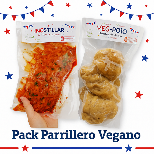 🌱 Pack Parrillero Vegano – Costillitas + Tutitos de Seitán