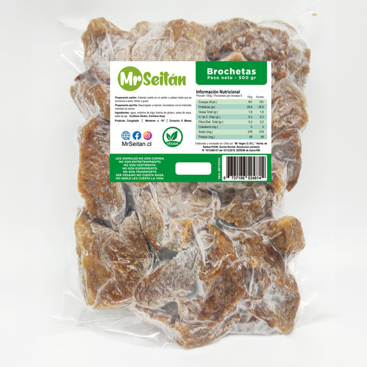 Seitán Brochetas Mr Seitan 500gr