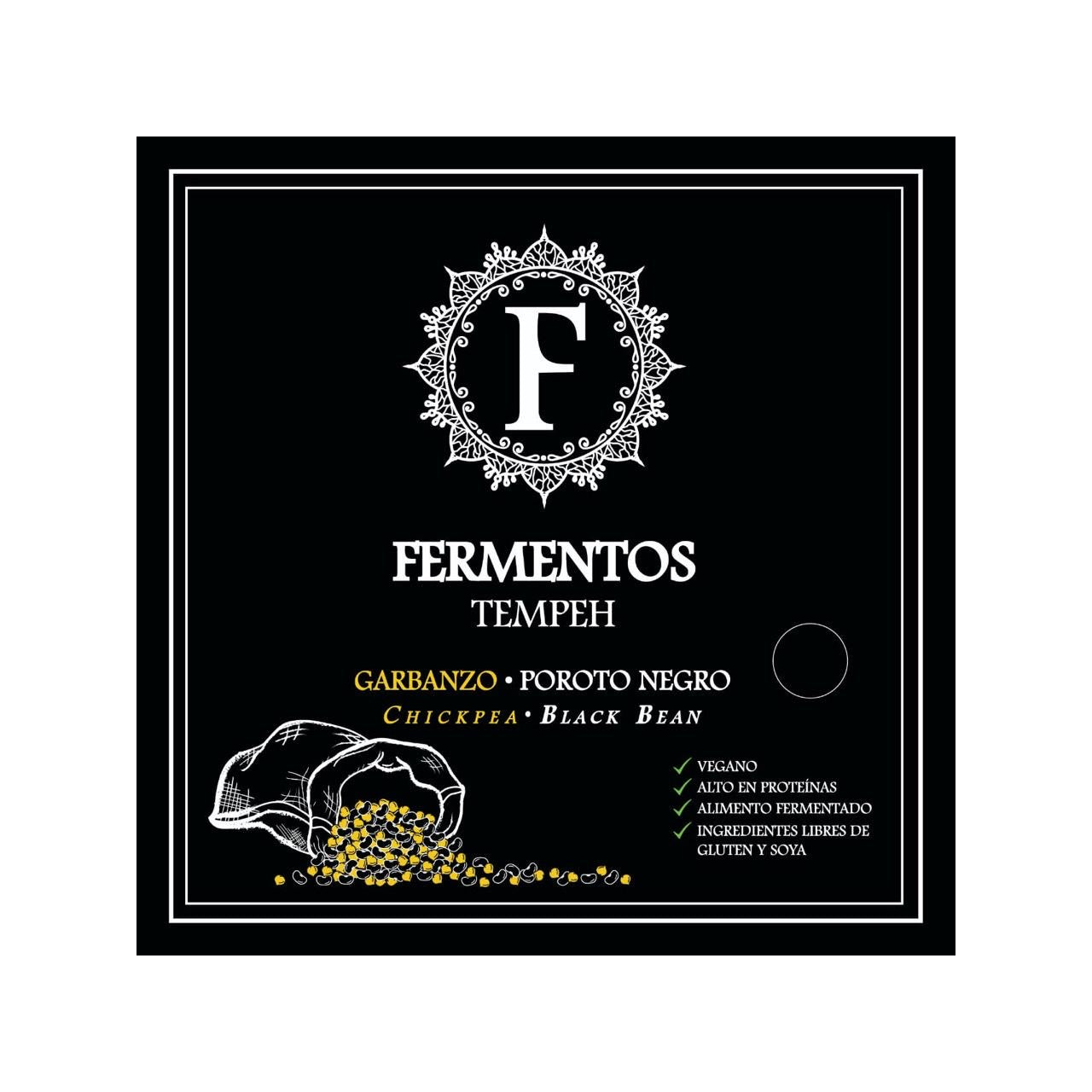 Tempeh Garbanzo - Poroto Negro 200 gr